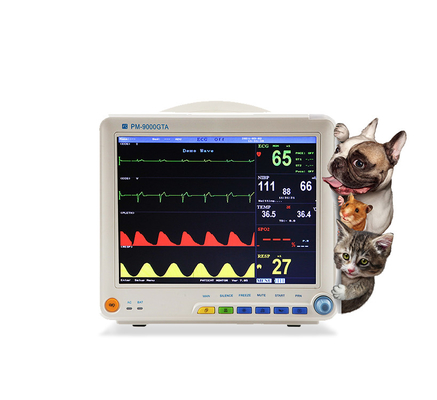 Multiparameter κτηνιατρικός εξοπλισμός ελέγχου 12. 1» υπομονετικό όργανο ελέγχου οθόνης αφής TFT